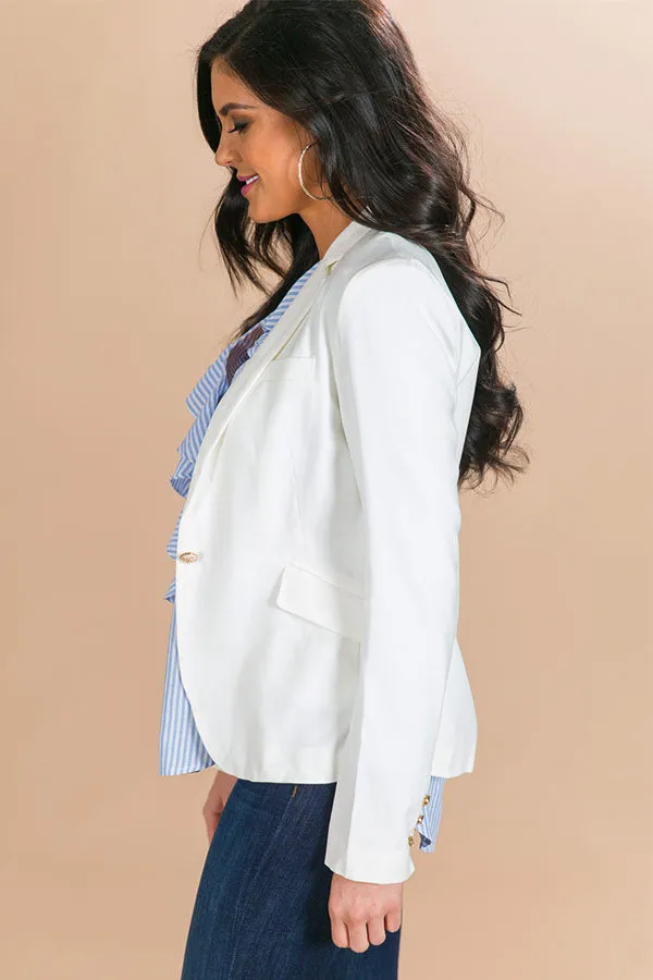 Latest Obsession Blazer In White