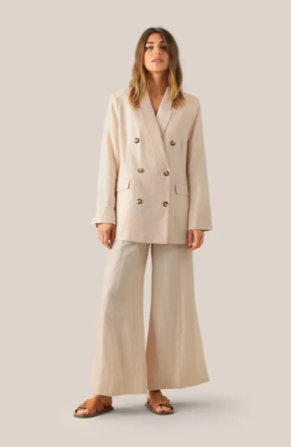 Lia Blazer - Cream Tan