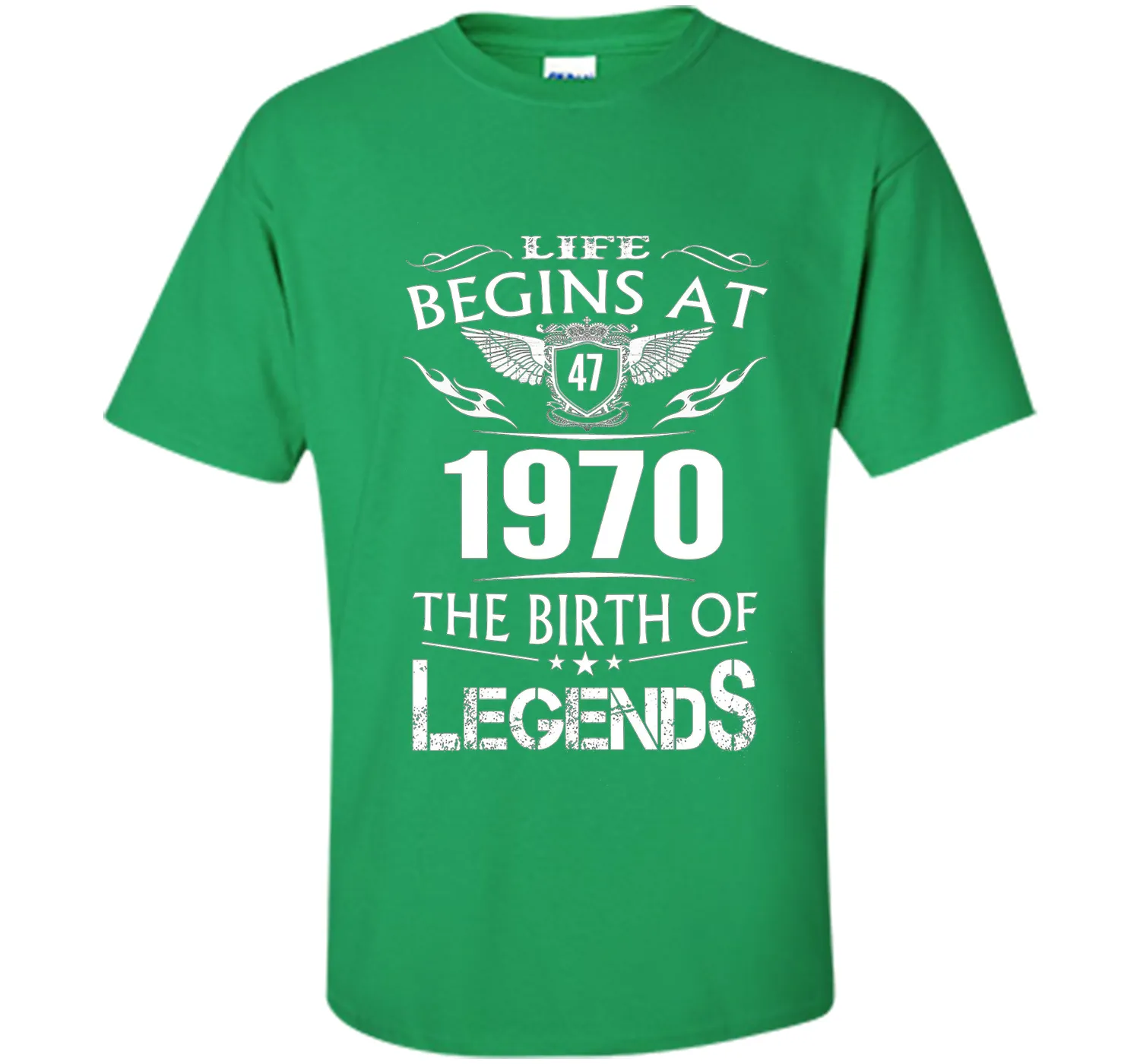 Life Begins At 47 1970 The Birth Of Legends T-Shirt cool shirt