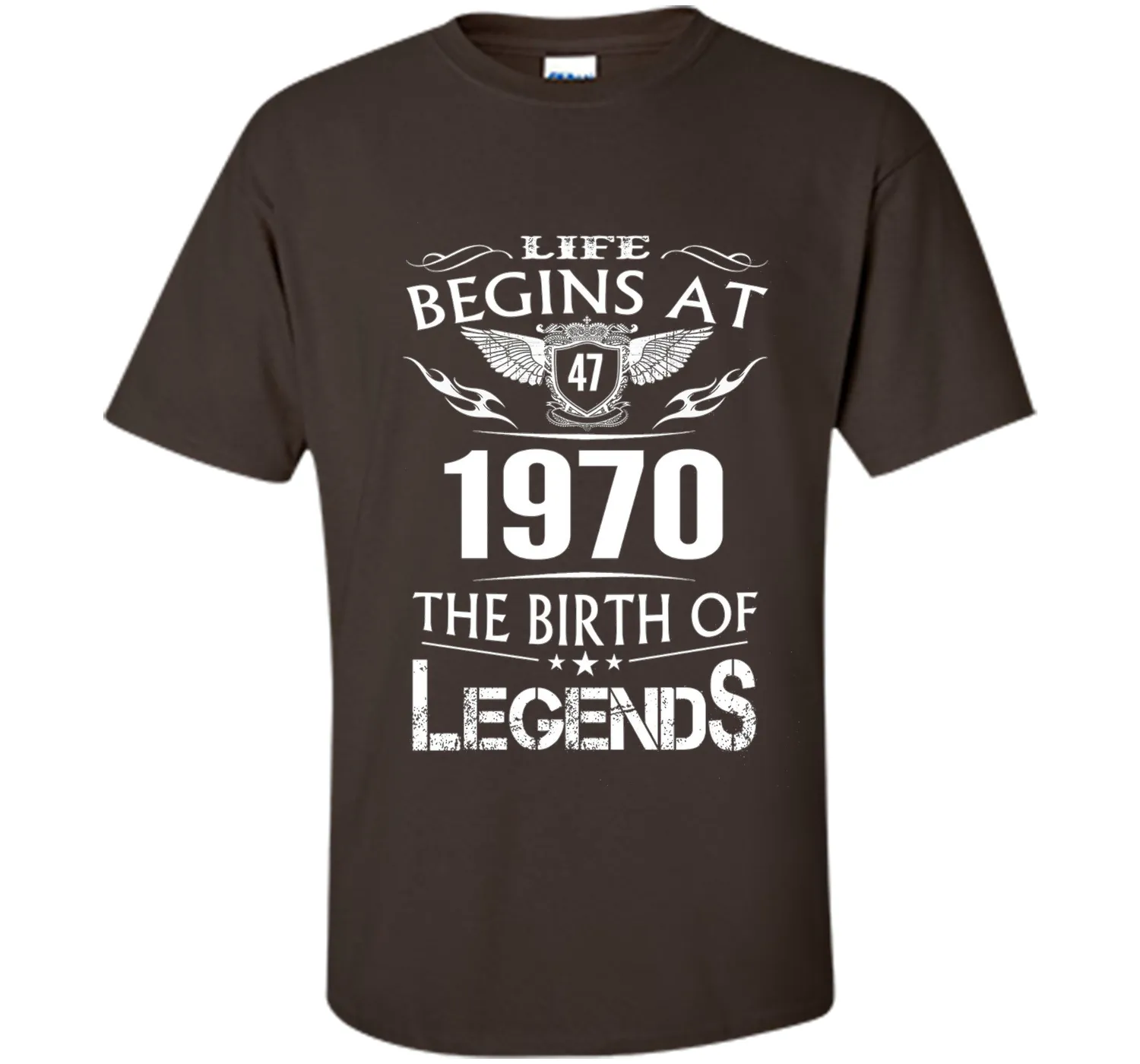 Life Begins At 47 1970 The Birth Of Legends T-Shirt cool shirt