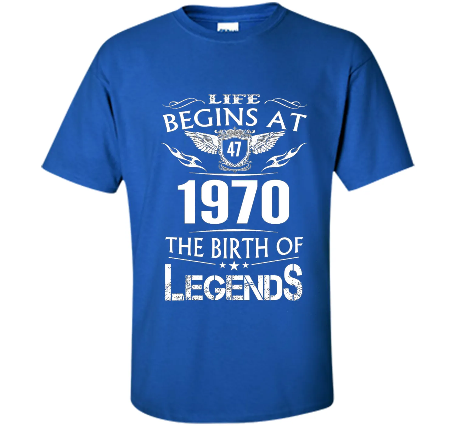 Life Begins At 47 1970 The Birth Of Legends T-Shirt cool shirt
