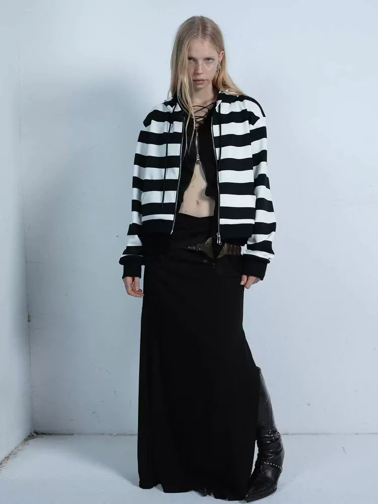 Long Camisole Knit Stretch Punk Dress