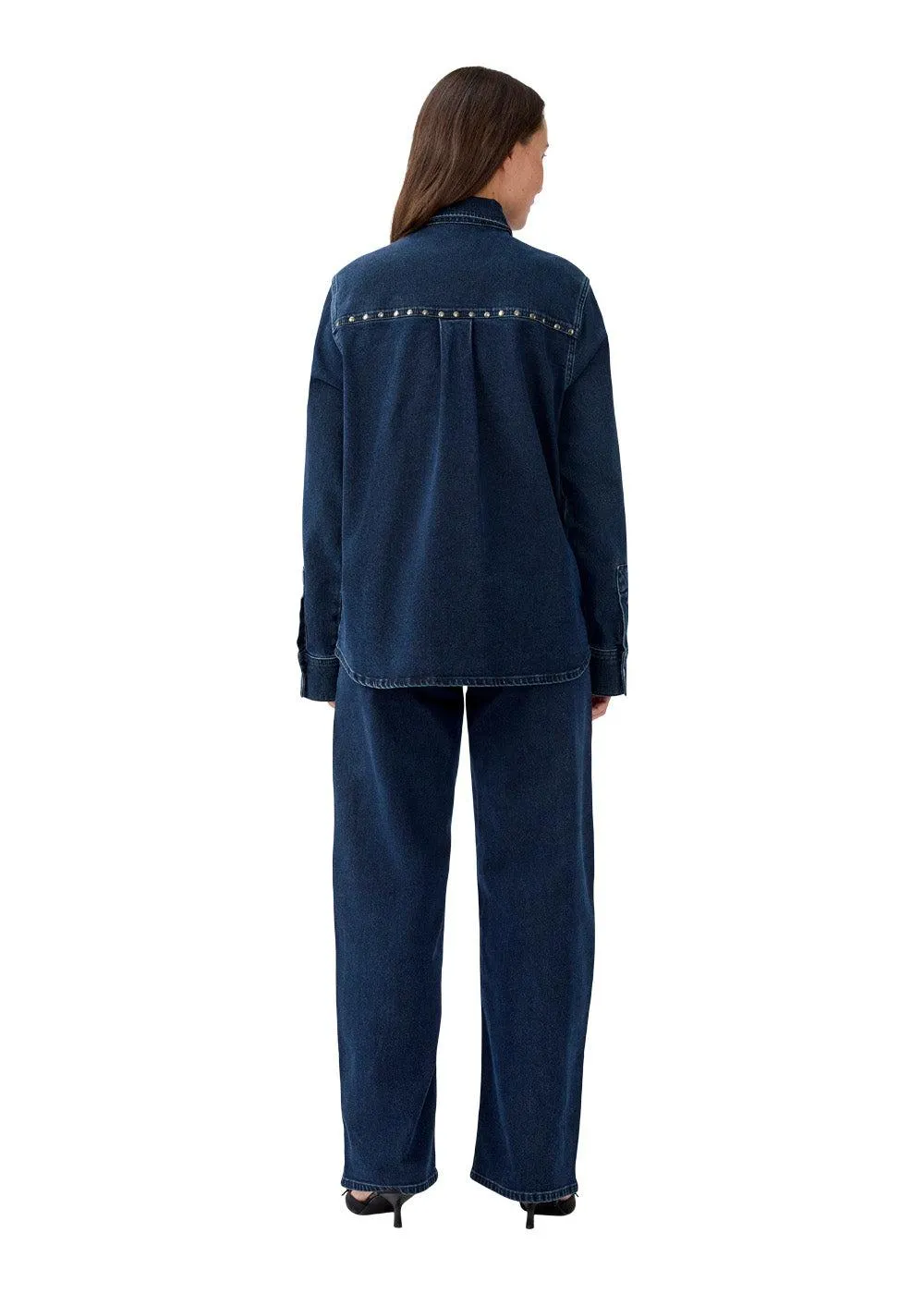 LuccaMD shirt - Dark Indigo Denim