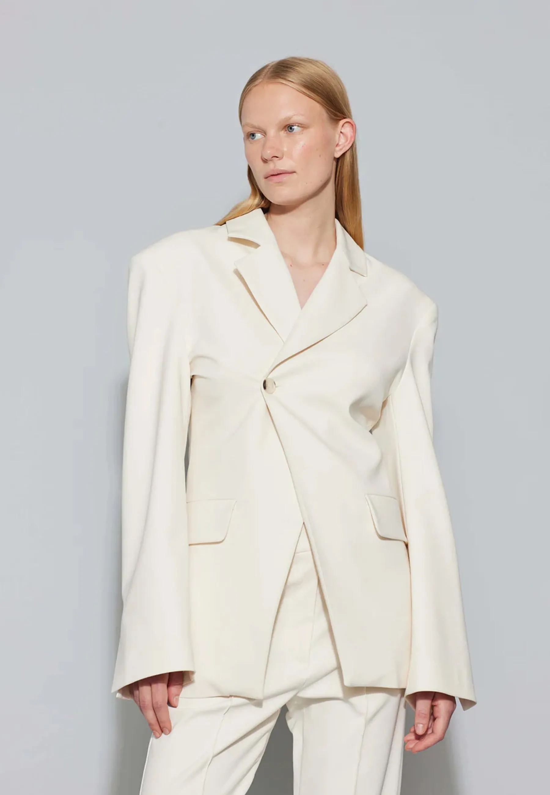 Luxury Blazer | Gardenia