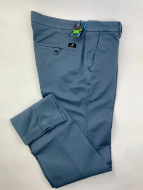Mason's Torino Jersey Fabric Chino Shark Blue