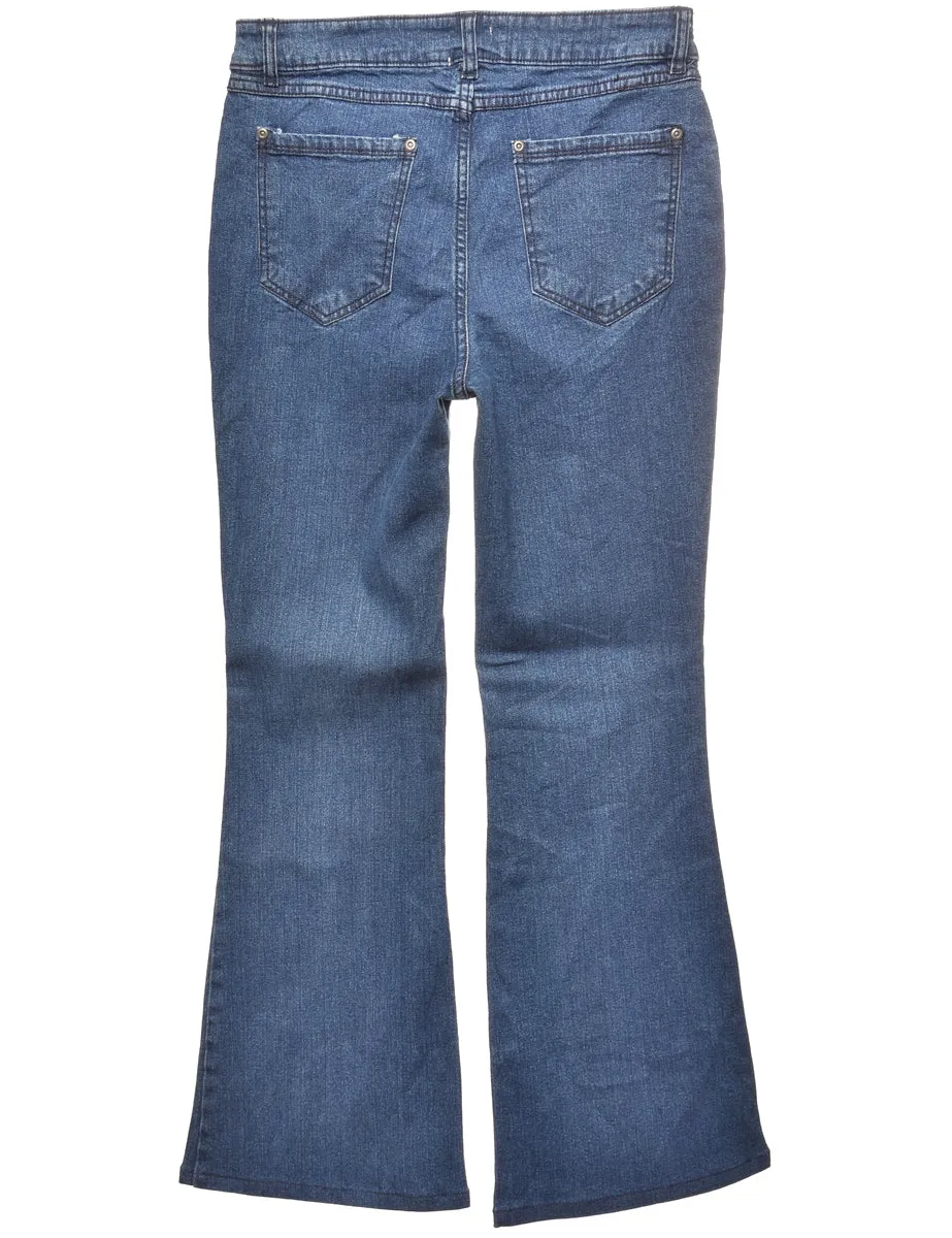 Medium Wash Flared Jeans - W28 L28