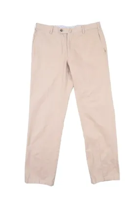 Men's BOGGI Milano Beige Miani Cotton Chino Pants Casual Trousers Size 48 IT