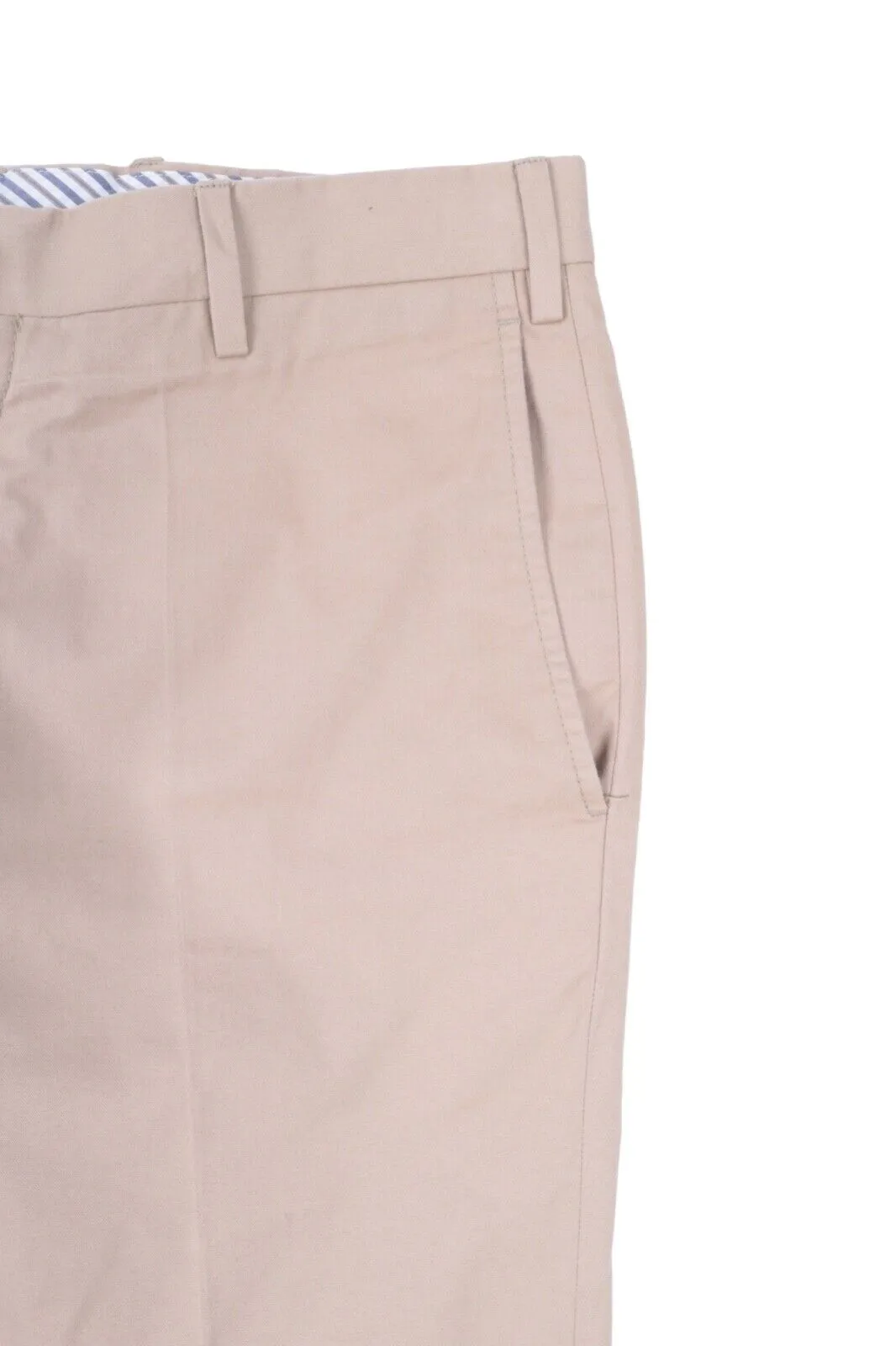 Men's BOGGI Milano Beige Miani Cotton Chino Pants Casual Trousers Size 48 IT