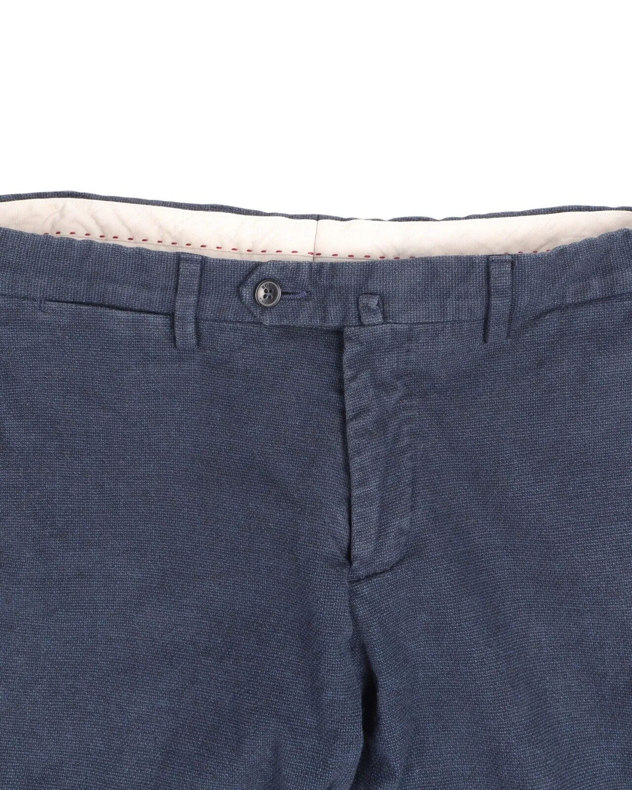 Men's BOGGI Milano Blue Cotton Chino Pants Casual Trousers Size 48 IT