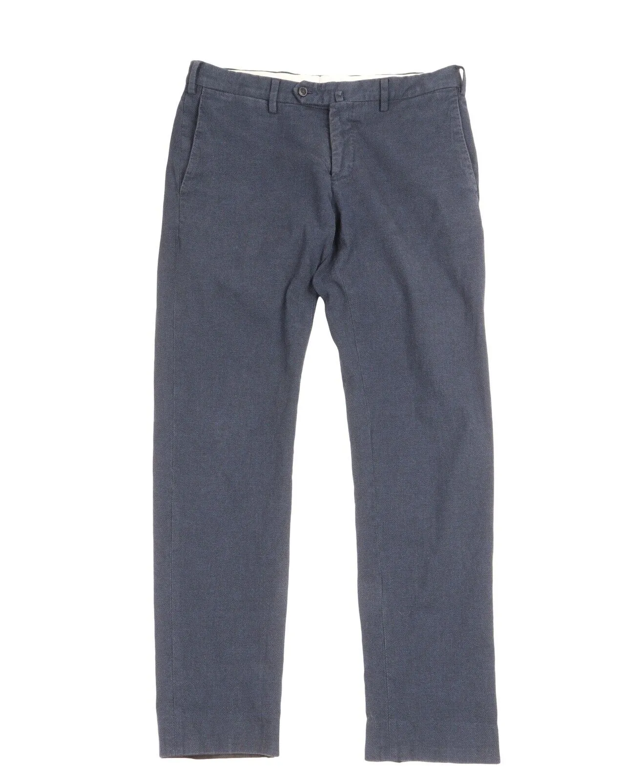 Men's BOGGI Milano Blue Cotton Chino Pants Casual Trousers Size 48 IT
