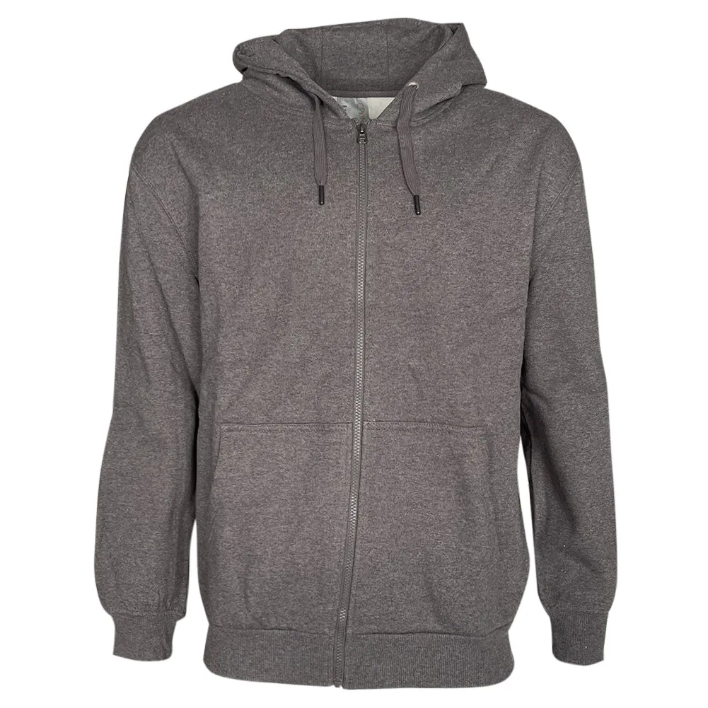 Men's Hoodie Full Zip Pockets Casual Drawstring Pullover Hooded Sweatshirt
