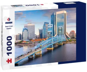 Noah Jigsaw Puzzle Jacksonville, Florida, USA Downtown skyline in the afternoon over St. Johns River 1000 Pieces