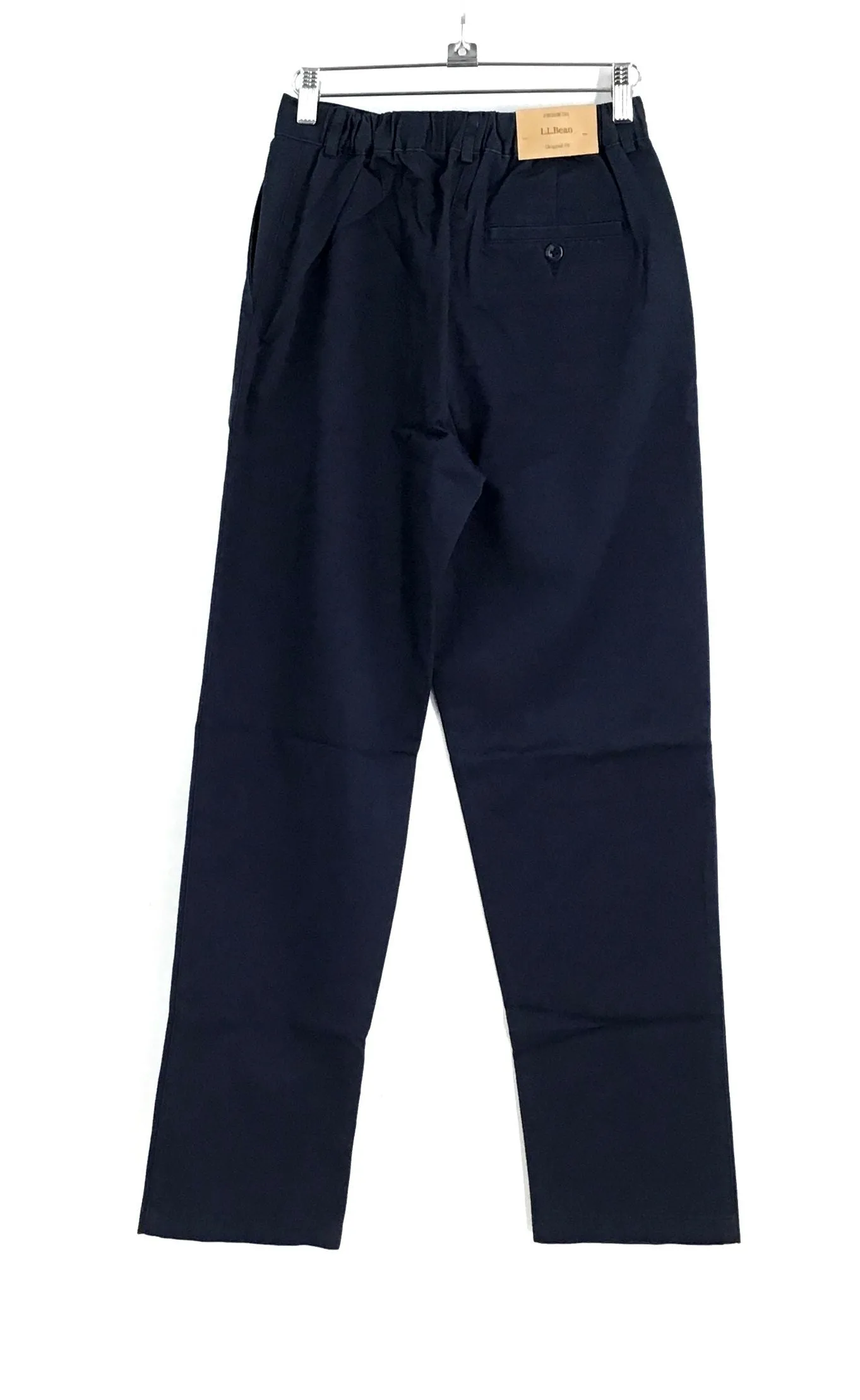 NWT L.L. Bean Women's Navy Blue Black Twill Chino Pants - Size 4 M/T Lot Of 4