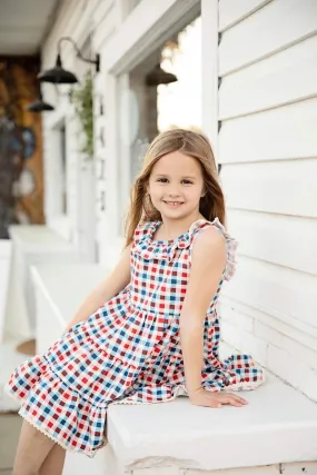 OLD GLORY TWIRL DRESS