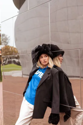 Oversized blazer - Antraciet