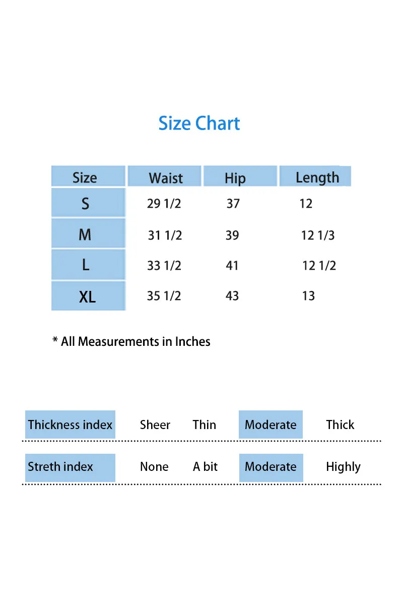 PD1062 Zip Up Denim Shorts