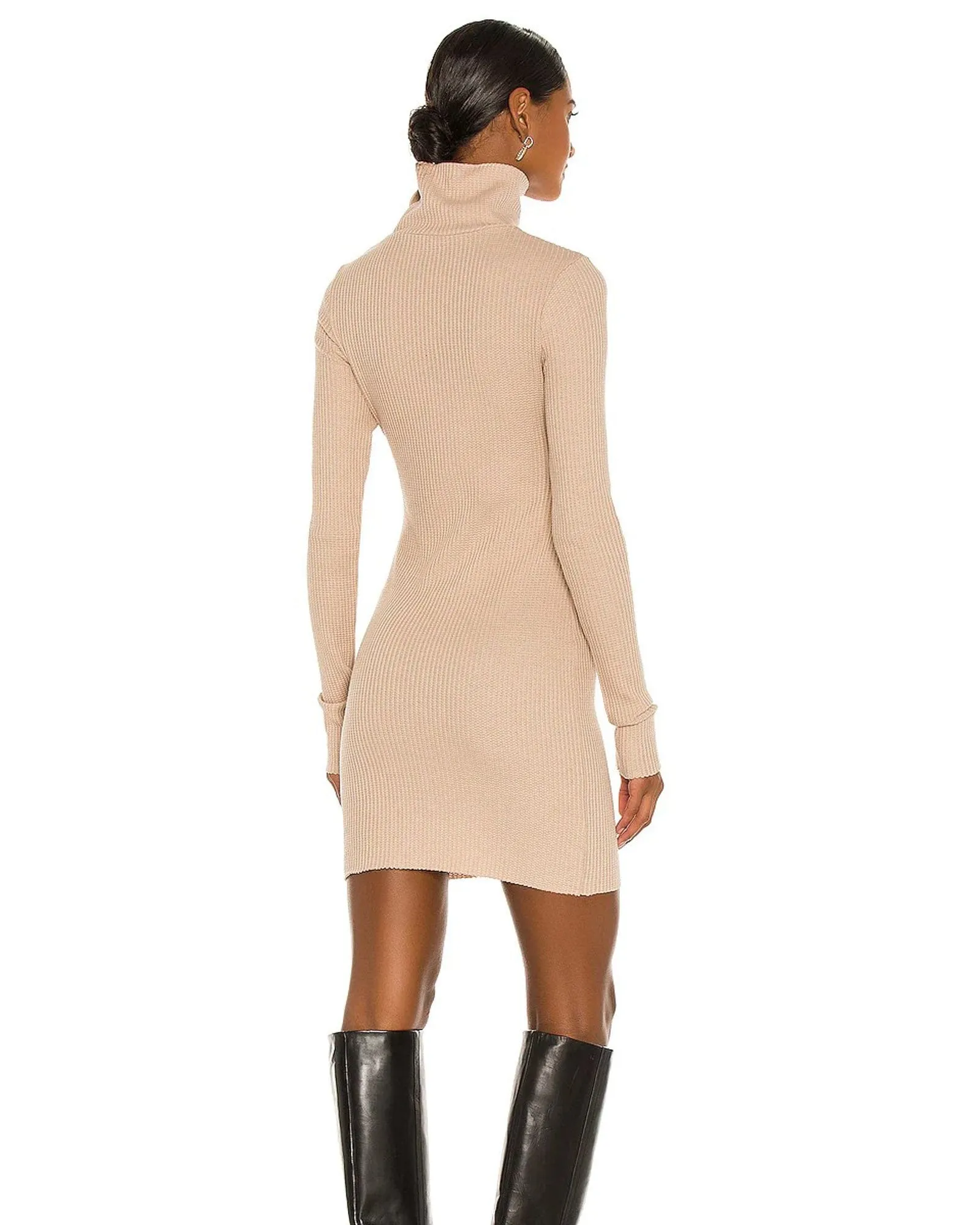 "Stark" Waffle Knit Mini Dress