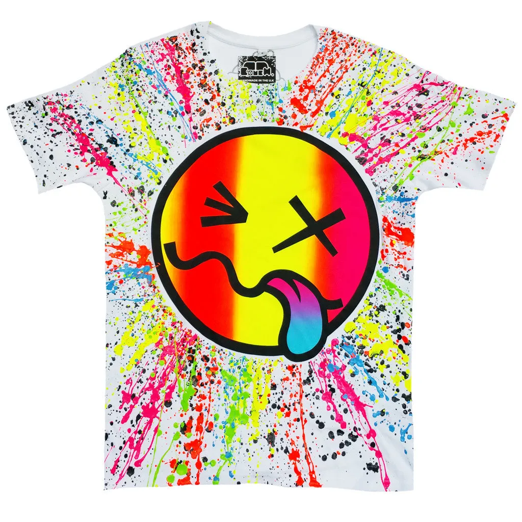 RAINBOW TONGUE T-SHIRT WHITE