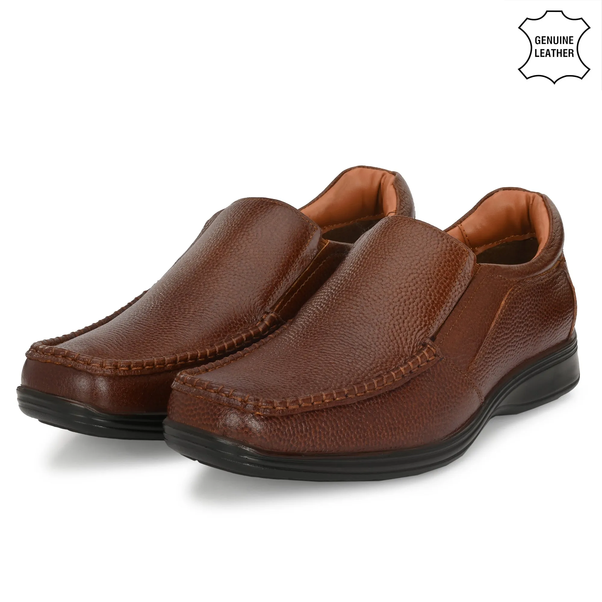 Rich Trumock Full Grain Leather Slip Ons