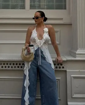 Ruched crop top