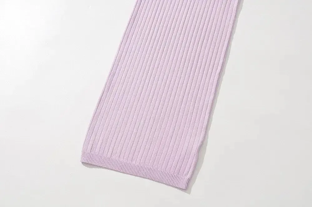 Simple Bodycon Knit Dress
