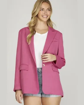 Single Breasted Woven Blazer