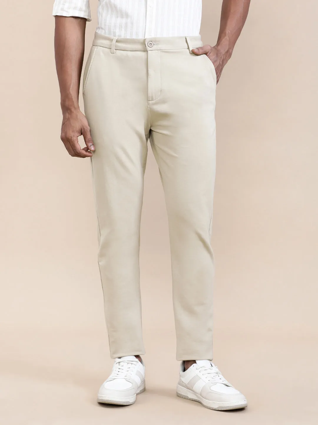 Techno Slim Fit Chinos Beige
