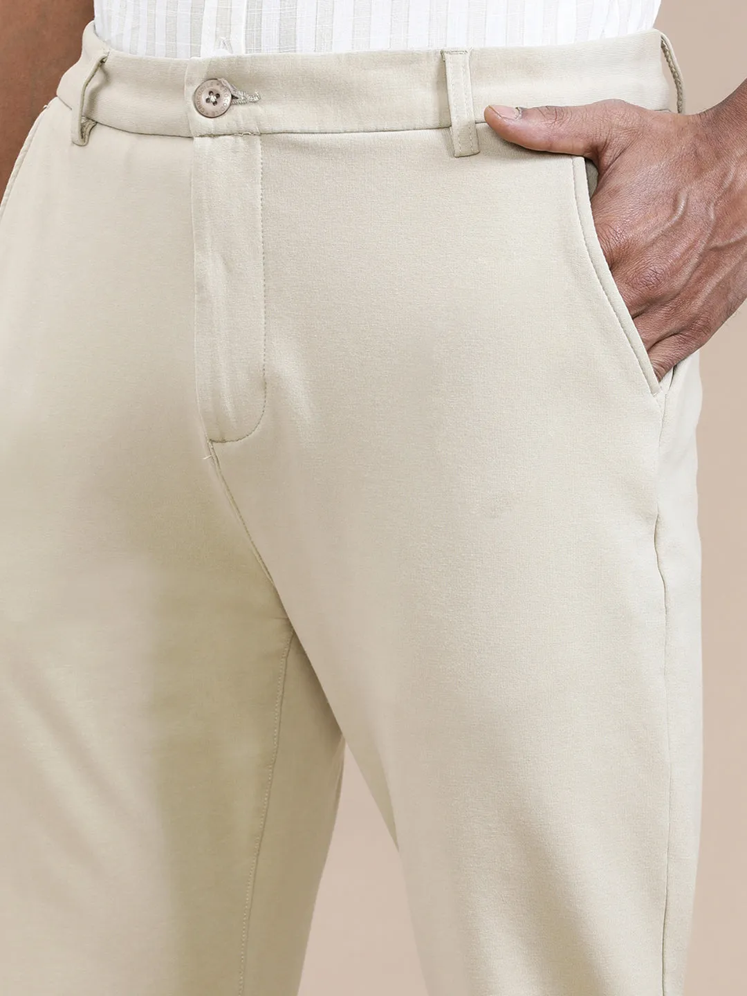 Techno Slim Fit Chinos Beige