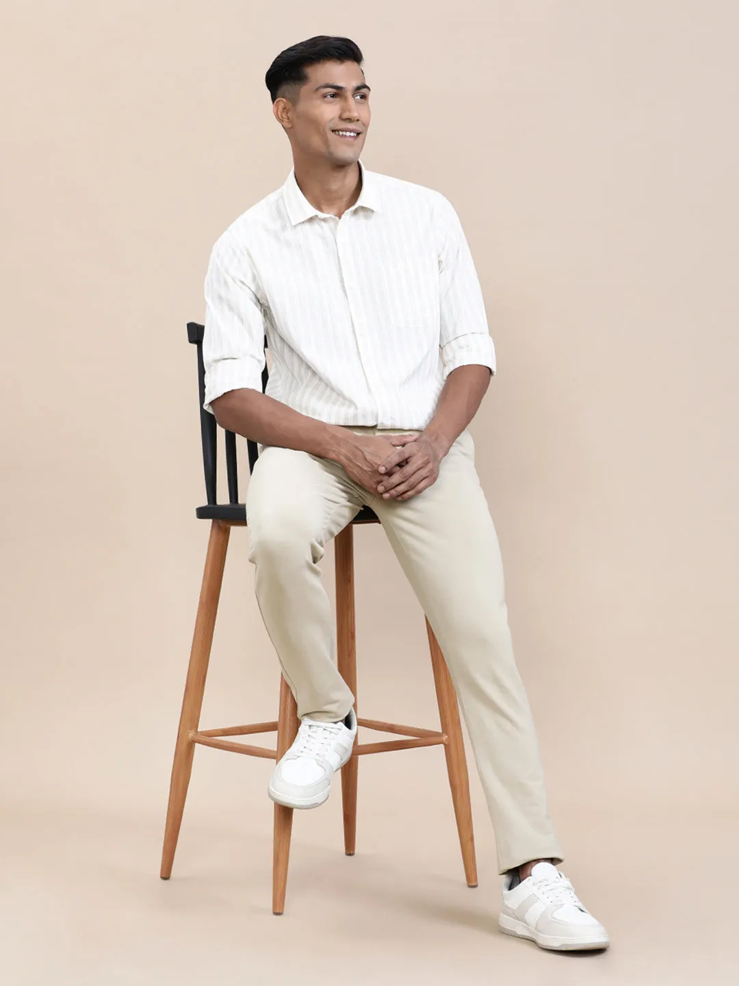 Techno Slim Fit Chinos Beige