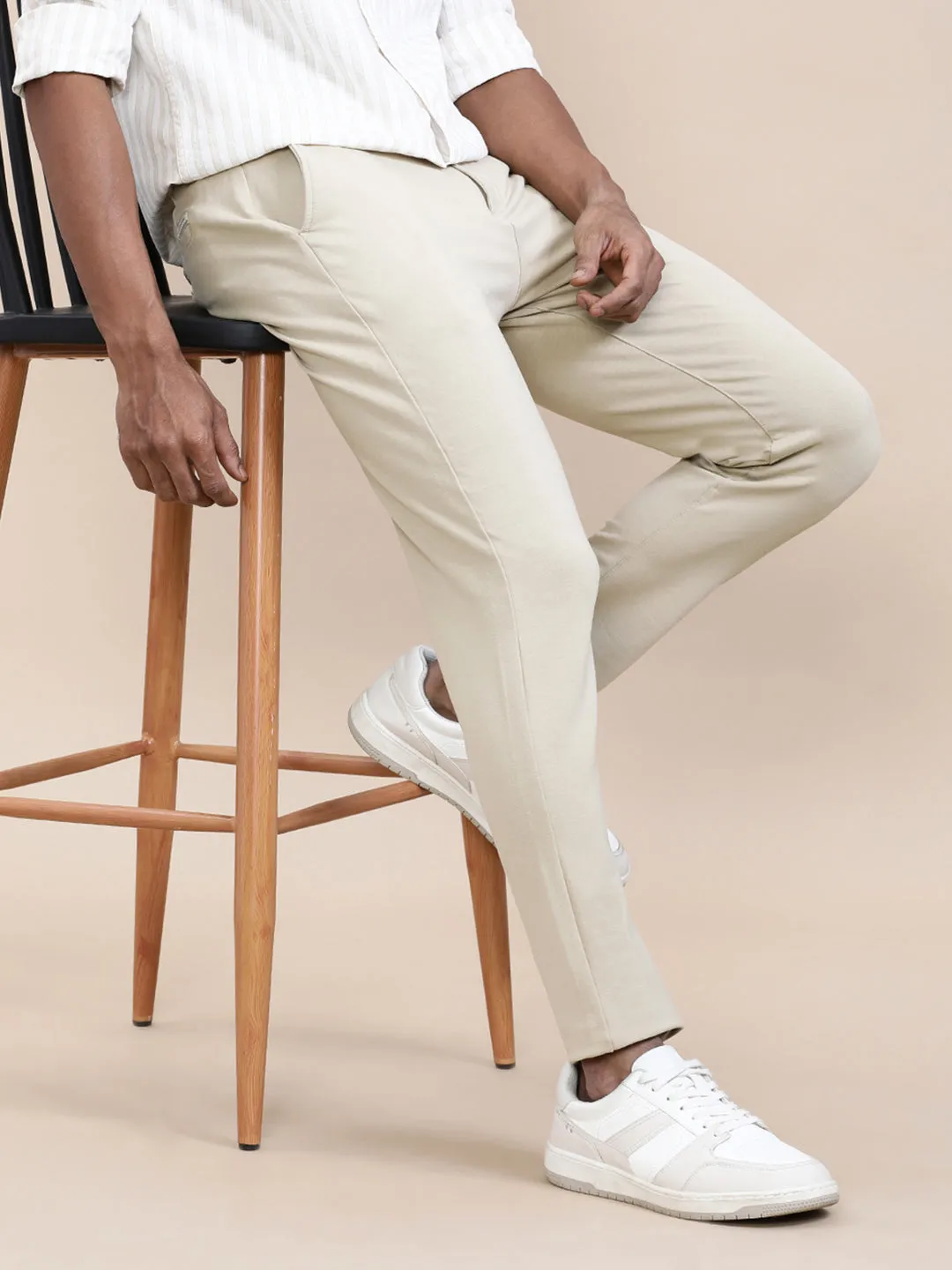 Techno Slim Fit Chinos Beige