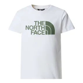 The North Face maglietta manica corta junior Easy NF0A8DRN9ZN bianca