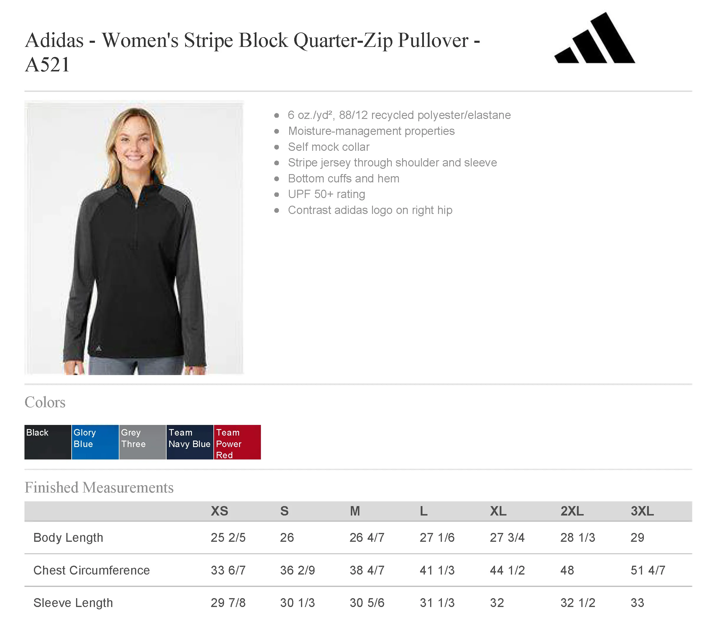 The "Gigi" UPF 50  Sunshirt (for Mares)
