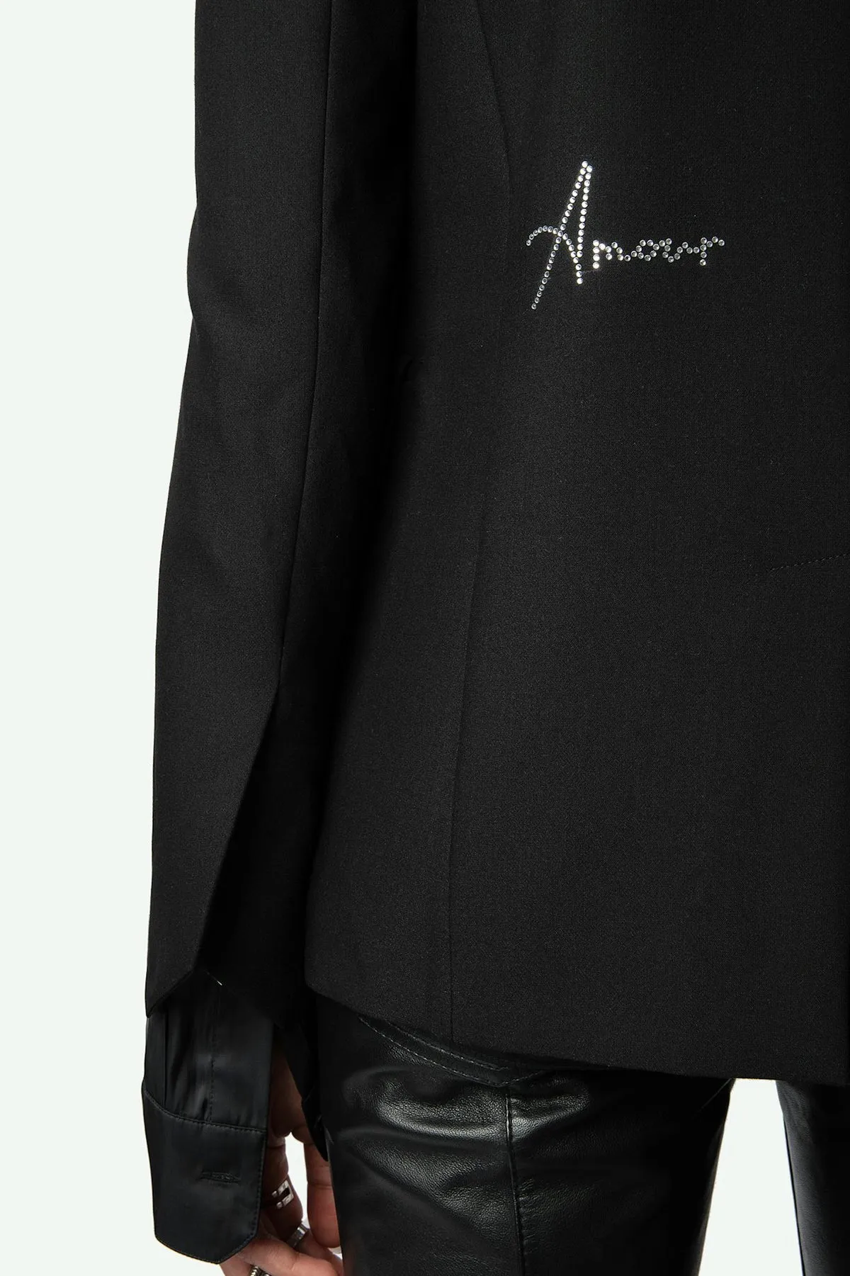 Very Strass Heart Blazer