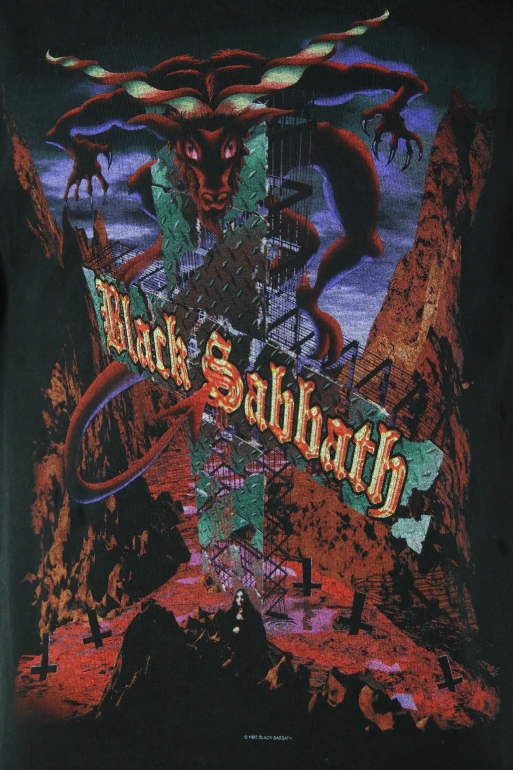 Vintage 1997 Black Sabbath band tee - Black - M