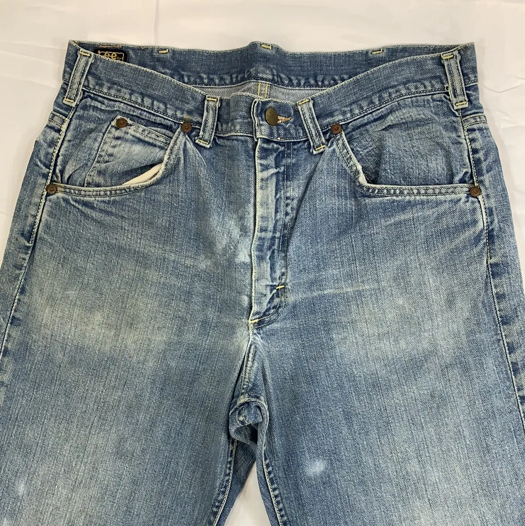 Vintage Lee Riders Raw Hem Denim Jeans - 35in