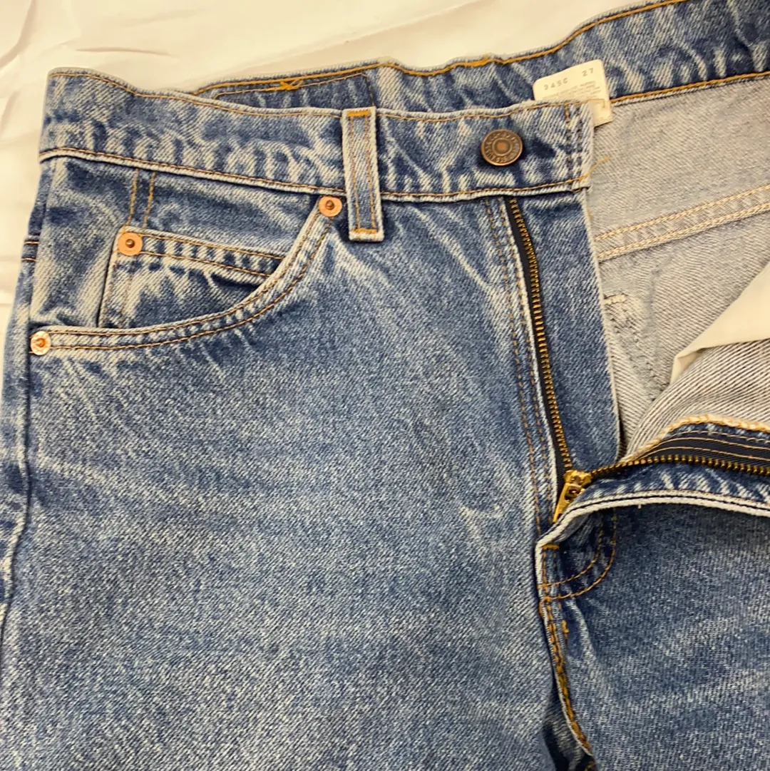 Vintage Levi’s 517 Blue Wash Denim pants Orange Label- W30