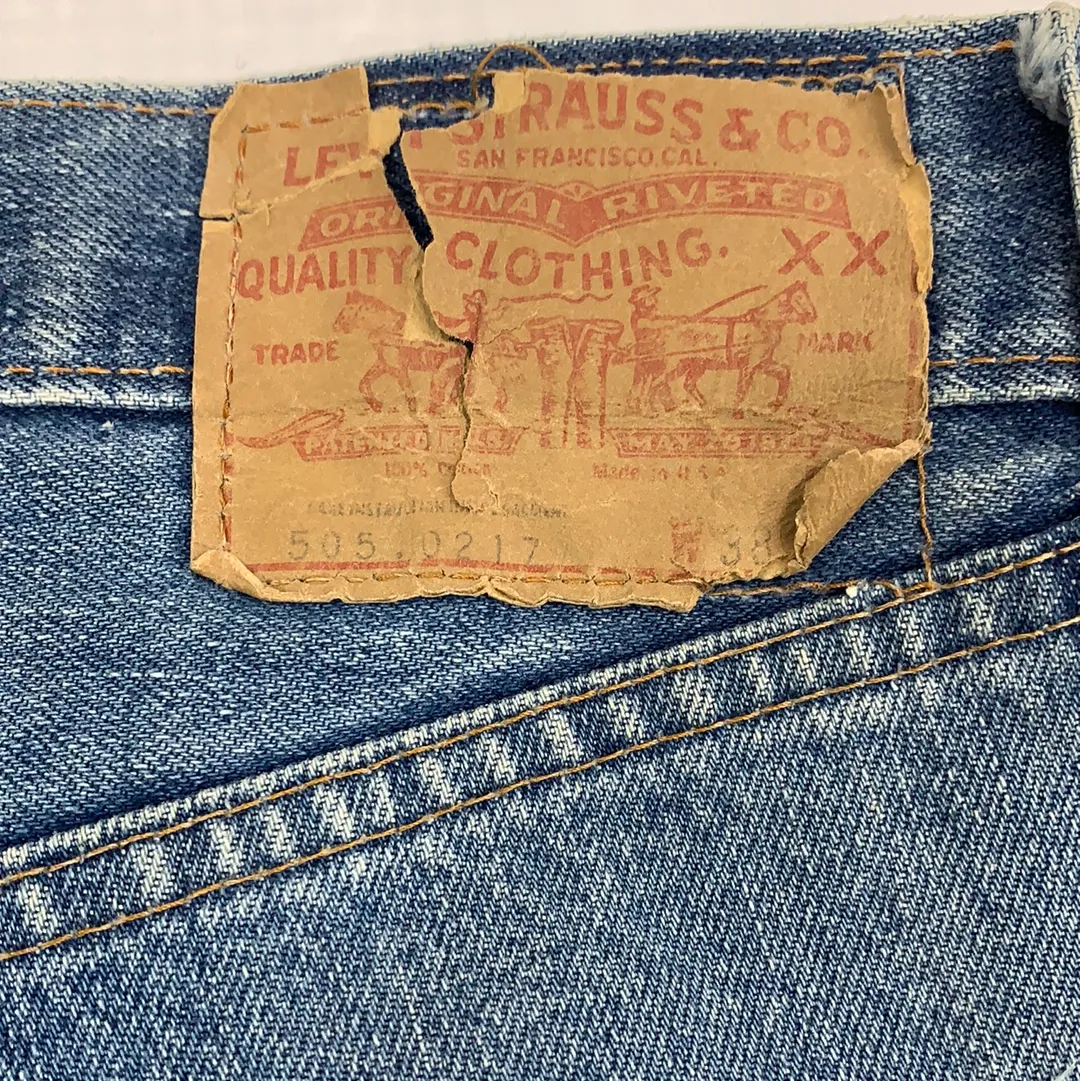 Vintage Levi’s denim 505 pants - 38in