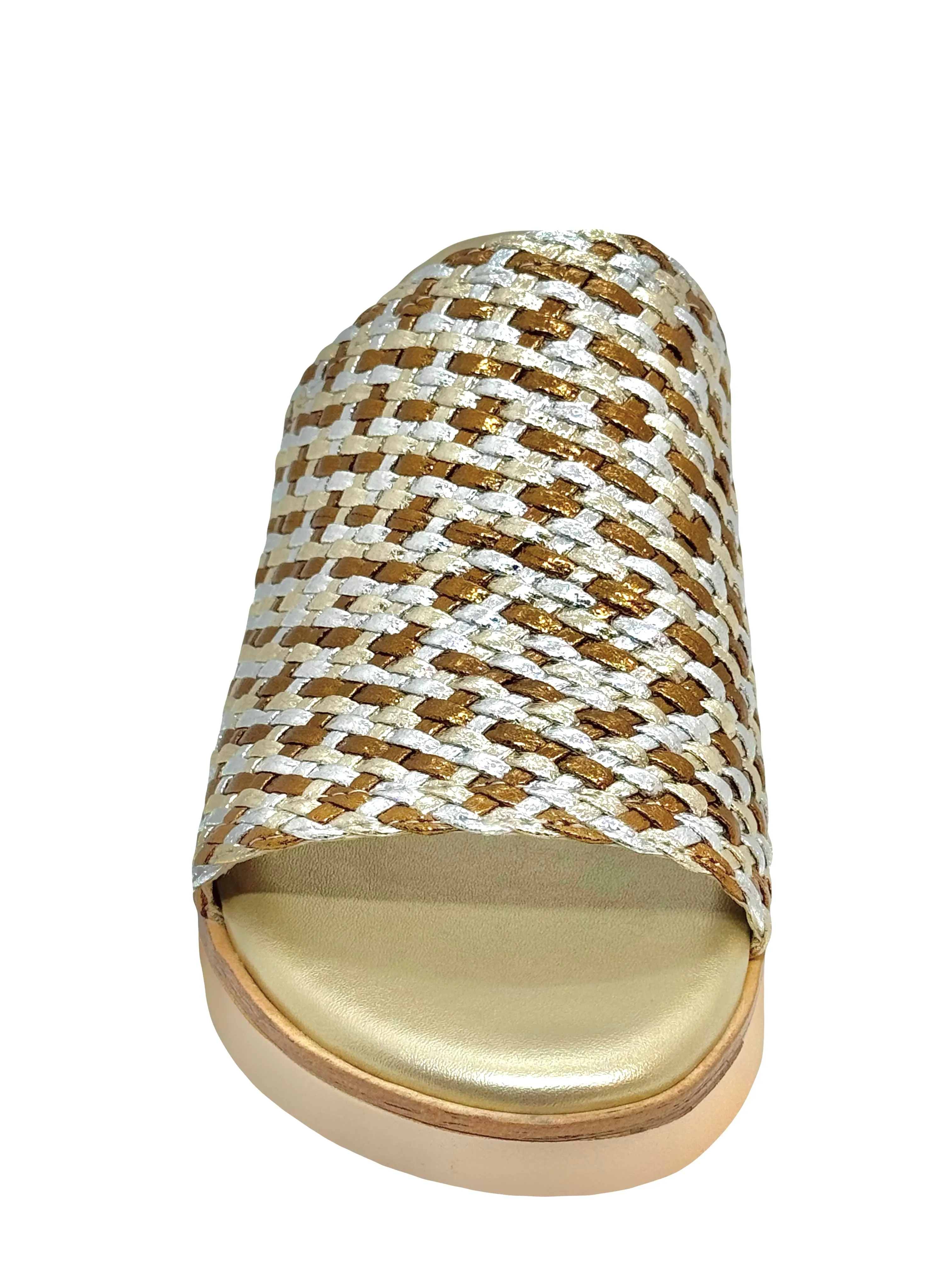 XTI Ladies Woven Upper Backless Sandal
