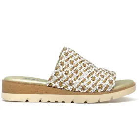 XTI Ladies Woven Upper Backless Sandal