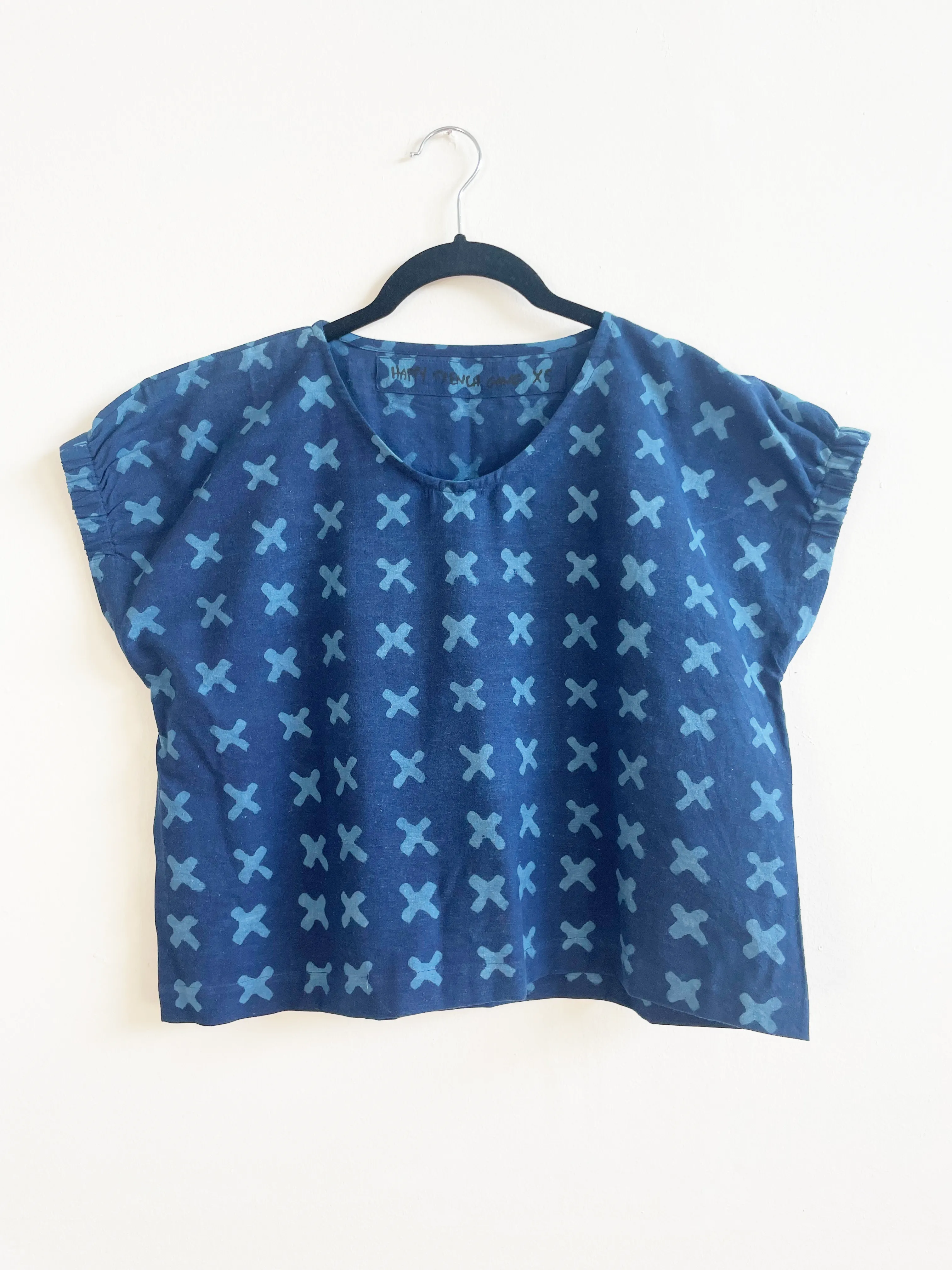 Zélia Top Indigo Cross (XS-XXL)